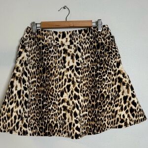 DonaJo Leopard Print Women's Golf/Tennis/Pickleball Skort 17” Size XL